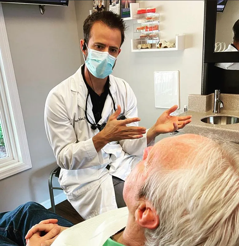 doctor with patient